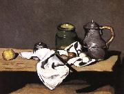 Paul Cezanne have a bottle of still life oil on canvas